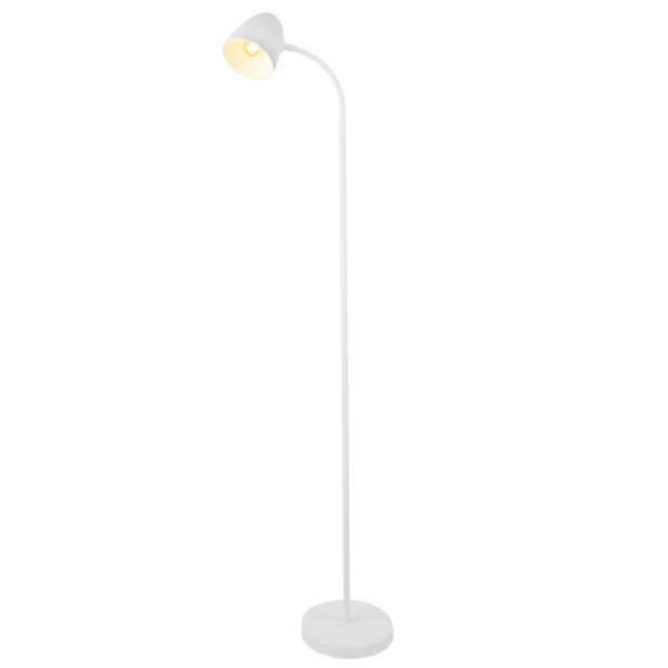 Elegante Stehlampe udn Leseleuchte in weiß