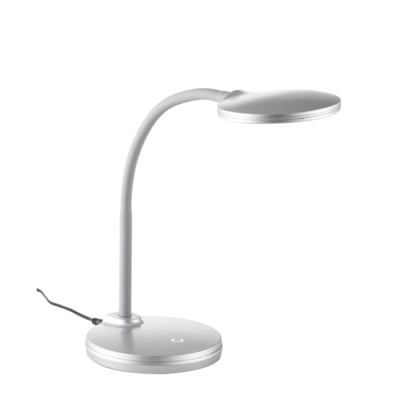 Schreibtischlampe SIlber