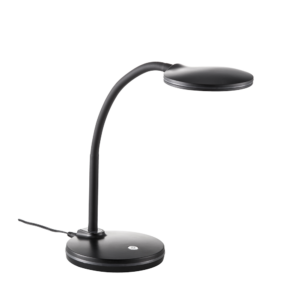 Schreibtischlampe mit Touchpad in schwarz